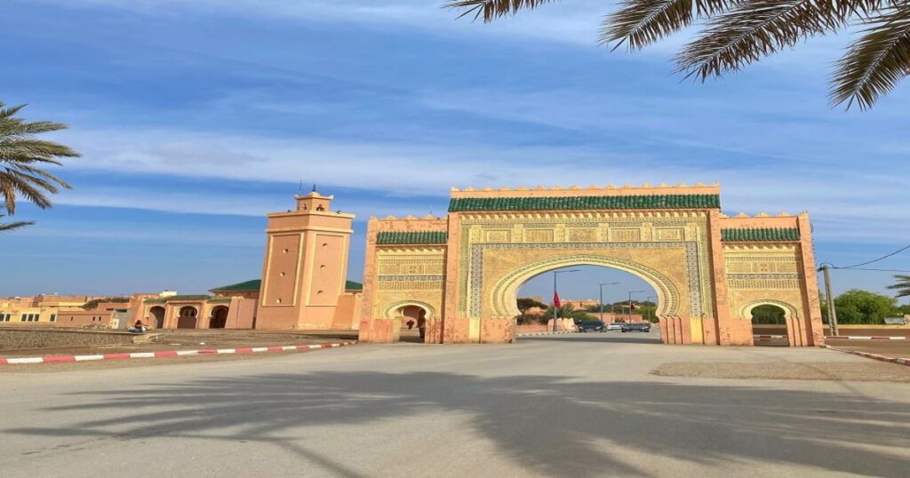 The main enterance gate in Rissani.