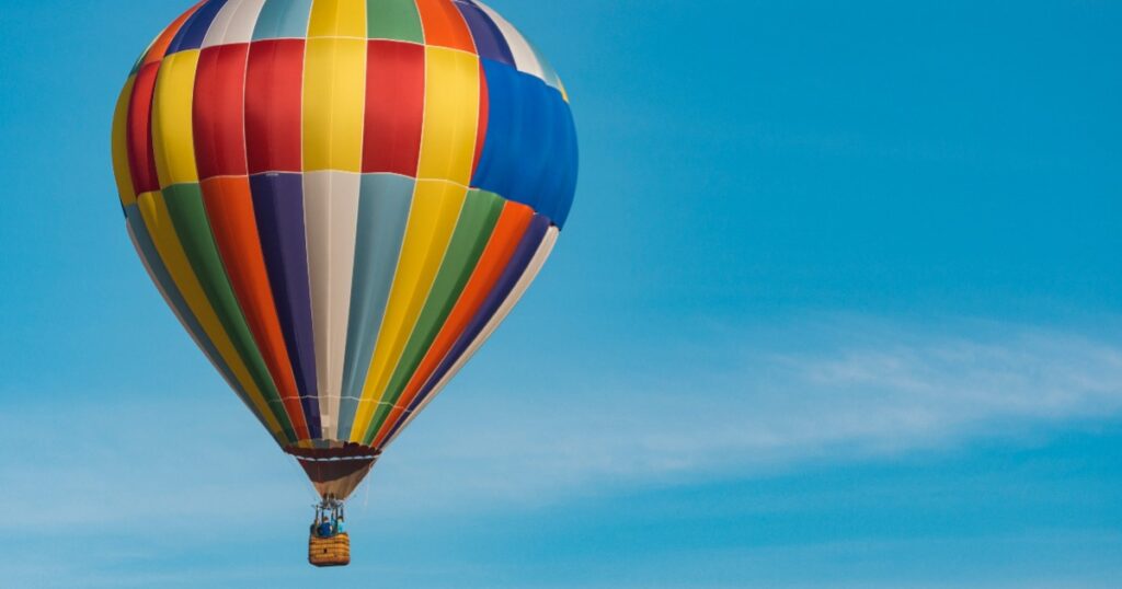 Hot air balloon in Turkey