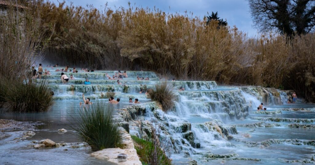 Saturnia hot spring