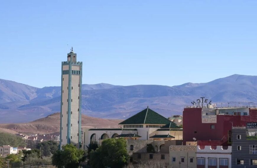 Midelt city in Morocco