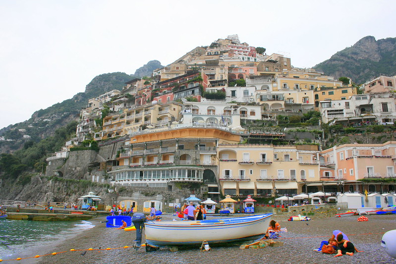 Spiaggia Grande in Positano, Italy, top things to do