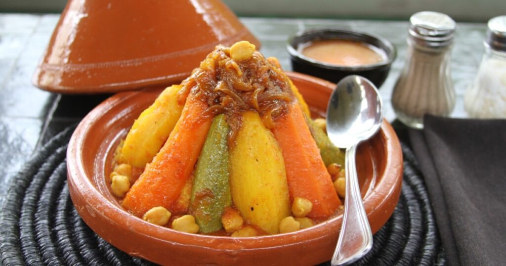 Vegetarian Couscous in Morocco