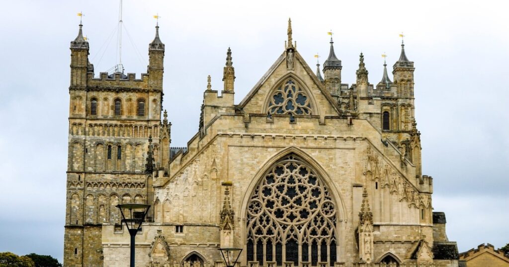 Exeter cathedral city in England