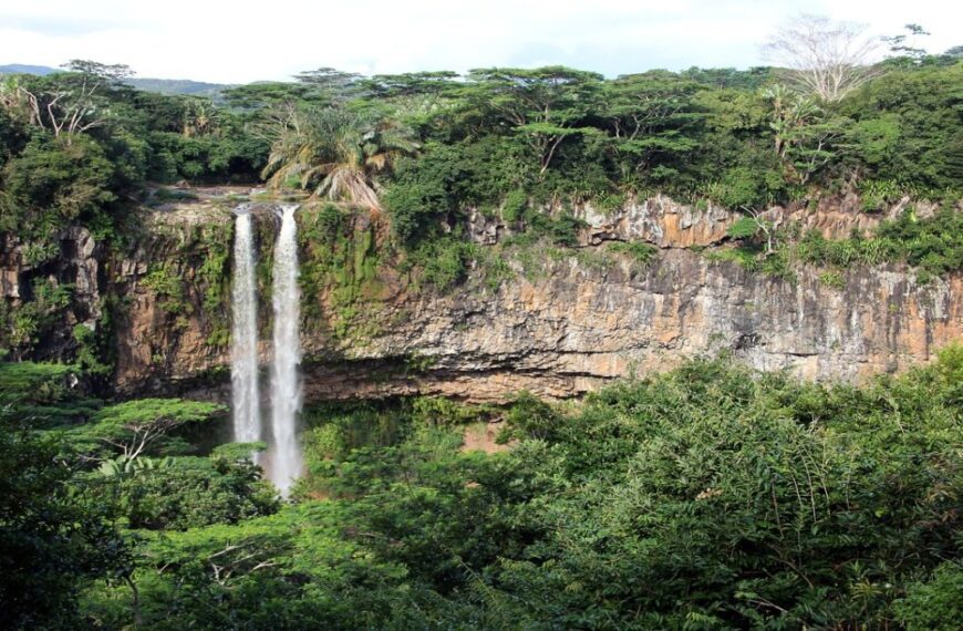 Chamarel waterfall, Mauritius