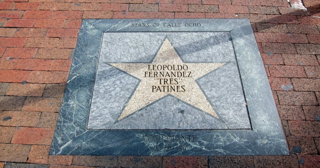 Calle Ocho Walk Of Fame In Little Havana