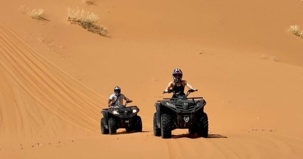 Quad biking in Merzouga desert