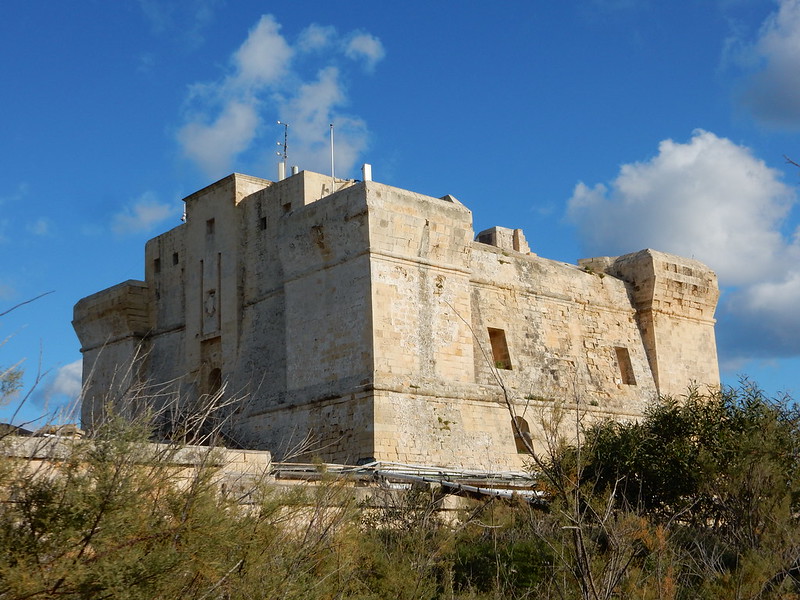 Fort San Lucian in Malta, historical site