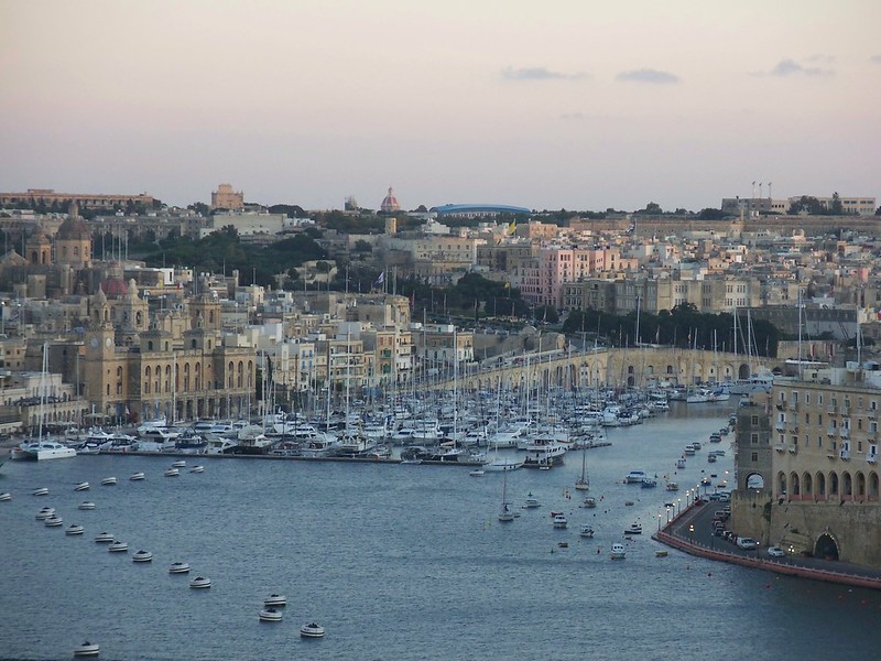 Valetta, the beautiful Maltese city coast