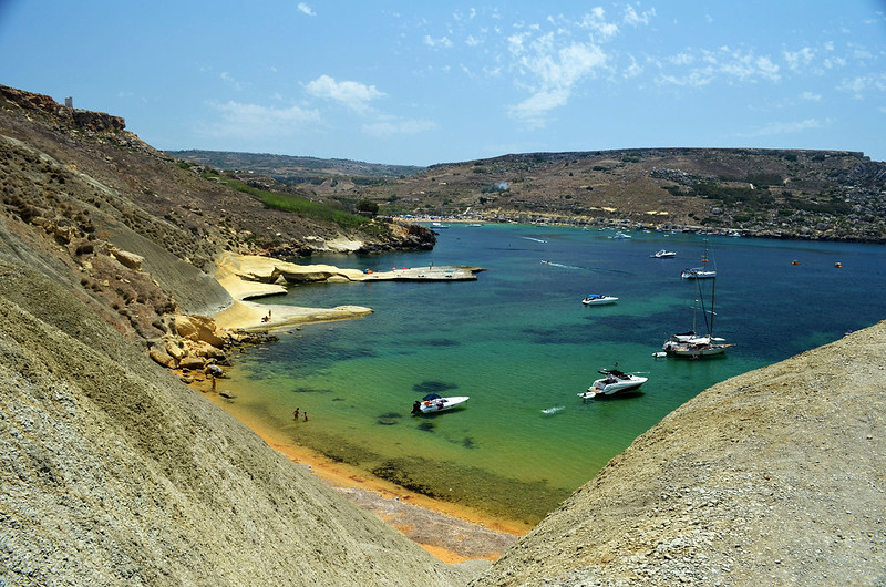 Gnejna Bay, Island of Malta beaches
