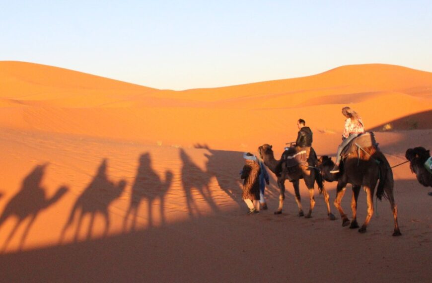 Best camel ride to join during the 5 days Morocco itinerary