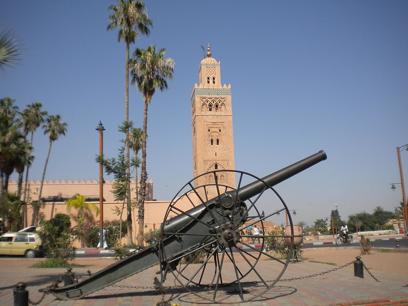 The Koutoubia mosque in the imperial city of Marrakech