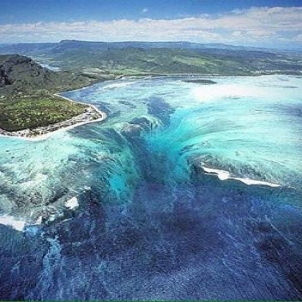 The Magnificent Underwater Waterfall of Mauritius