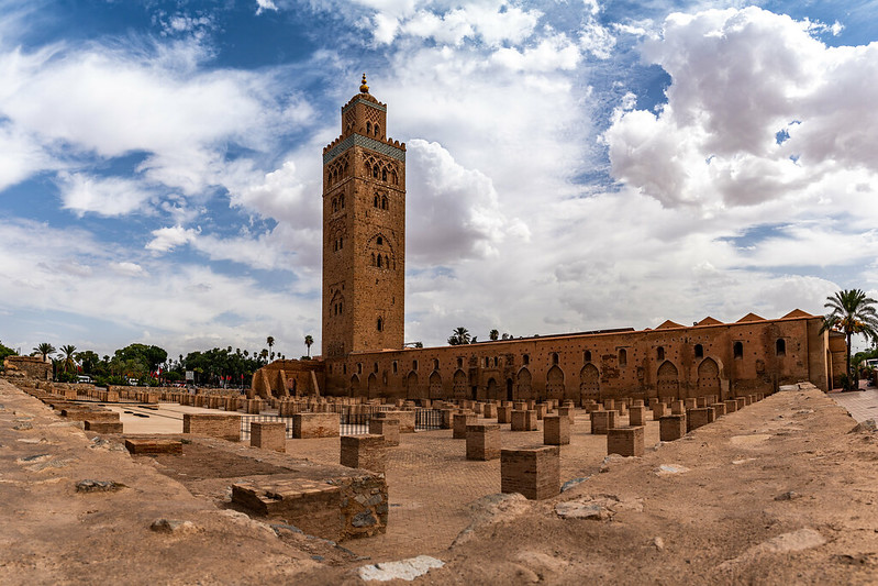 The mosque of Koutoubia in Marrakech